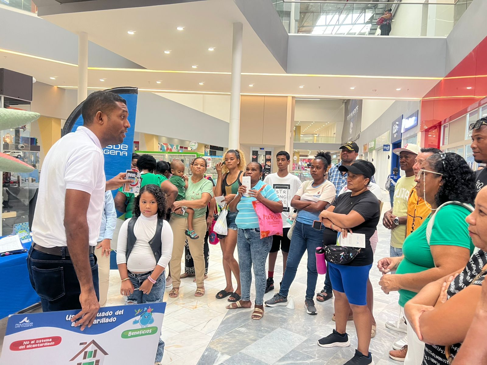 Más de mil 1000 personas fueron impactadas en el día mundial de agua.