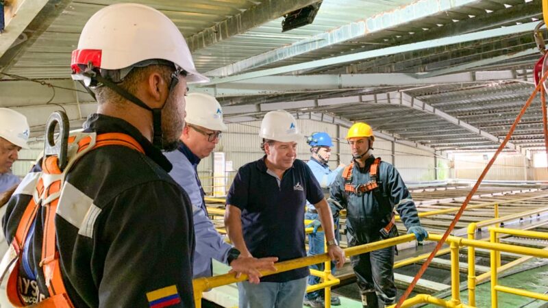 Como parte de su plan de optimización, Acuacar avanza en sus trabajos de la planta El Bosque.