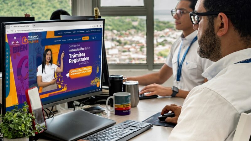 Para simplificar trámites y acelerar la movilidad empresarial, la Cámara de Comercio de Cartagena lanza una nueva Web.