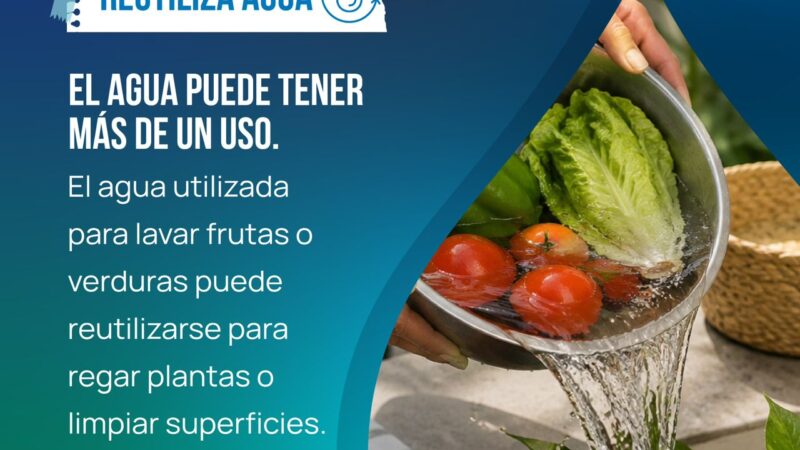 Aguas de Cartagena hace llamado a la comunidad para que haga uso responsable del agua.