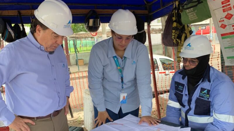Para fortalecer el sistema de acueducto, Acuacar realiza interconexión entre la planta de tratamiento El Bosque y el Cerro, para fortalecer el sistema de acueducto.