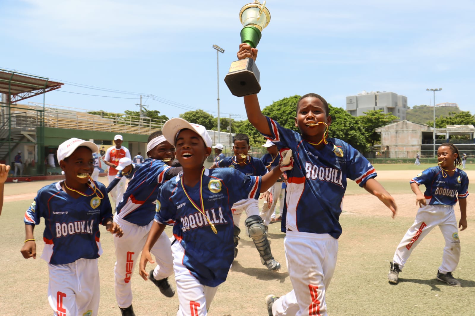 La Boquilla y Pasacaballos protagonizaron la gran fiesta del béisbol en los Juegos Corregimentales IDER 2026