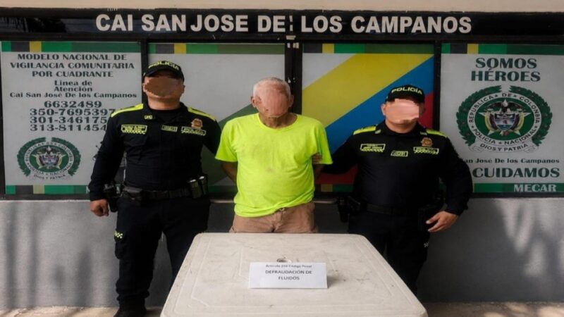 Por manipular irregularmente la infraestructura de gas, una persona fue capturada por las autoridades.