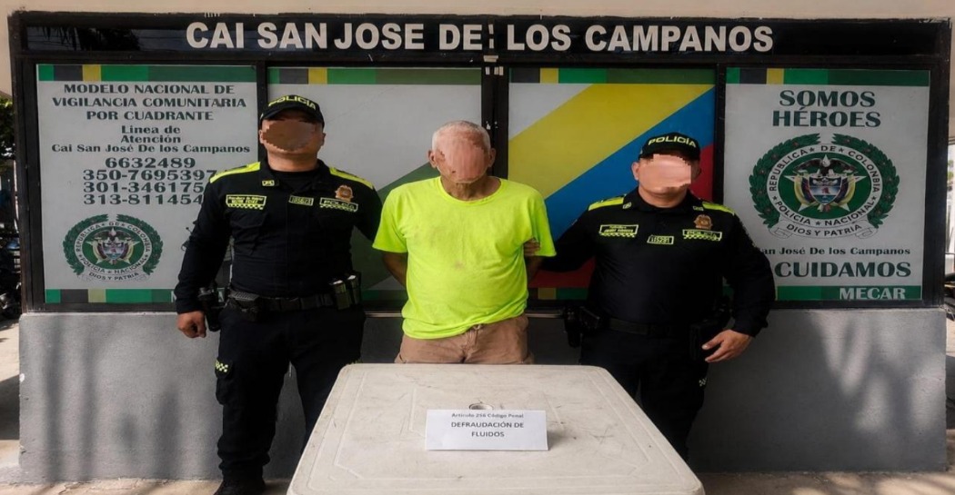 Por manipular irregularmente la infraestructura de gas, una persona fue capturada por las autoridades.