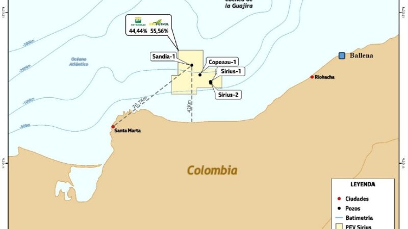 Petrobras y Ecopetrol confirman nuevo descubrimiento de gas en Colombia