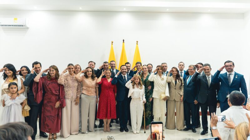 El presidente de la República, Abelardo De La Espriella, posesionó a los 18 ministros que integrarán su gabinete.