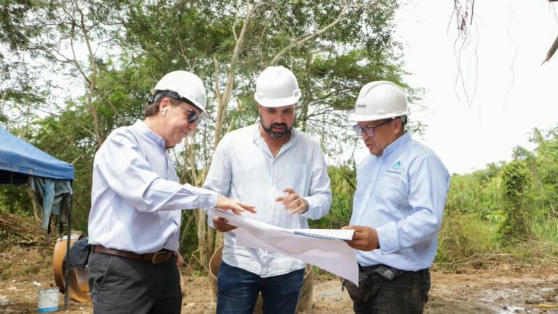 La tubería de 45 pulgadas que se averió en pasacaballos avanza en un 50%: Acuacar.